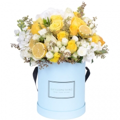 cajas de bouquet de flores de embalaje a prueba de agua con tapa