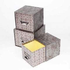 caja de cajón deslizante de papel personalizado para embalaje de joyas