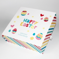 Caja de regalo de papel personalizado de Pascua