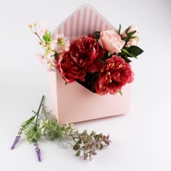 Floristería Bouquet Packaging Caja de regalo Envuelve cajas de papel