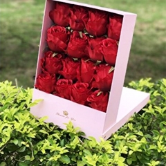 Nuevo diseño Floristería embalaje caja de regalo de flores. Caja de regalo de San Valentín