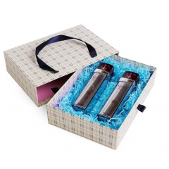 Empaque de caja de cartón de regalo de perfumes y relojes personalizados para mujer
