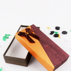 Caja de regalo de alta calidad de la pluma del embalaje del rectángulo con brillo