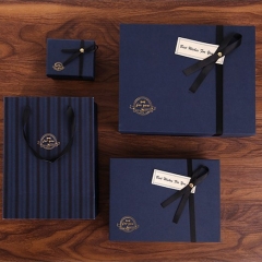 Diseño de impresión de lujo de cartón bufanda cajas