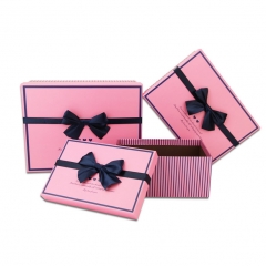 Caja de regalo de caramelo personalizada con cinta para ocasiones de boda