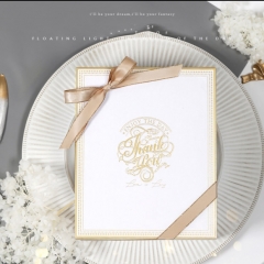 Caja de regalo de dama de honor de papel de embalaje personalizado para boda