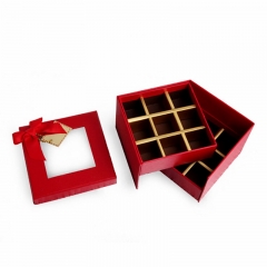 Caja de empaquetado giratoria creativa personalizada del chocolate y del caramelo de los fabricantes para el día de tarjeta del día de San Valentín