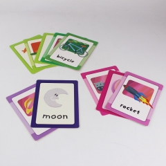 Tarjetas flash personalizadas de papel impresas de lujo de 350 g para niños