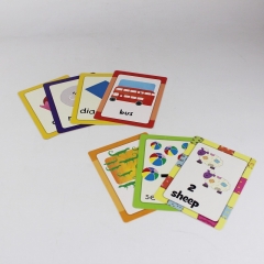 Fábrica OEM personalizada impresa tarjetas de juego de familia naipe de papel
