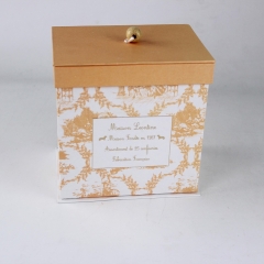 Encantadora caja de cartón de embalaje de papel de diseño para empacar dulces