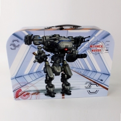 caja de papel de maleta hecha a mano de impresión robot personalizada para niños