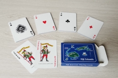 alta calidad promocional personalizar cartas de papel de póquer de impresión de colores